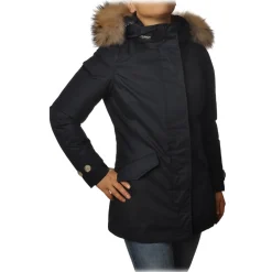 Woolrich - Jacket with Internal Padding and Hood - Blue - Jacket - Luxury Exclusive Collection - Avvenice