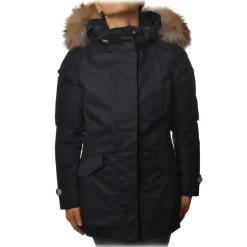 Woolrich - Jacket with Internal Padding and Hood - Blue - Jacket - Luxury Exclusive Collection - Avvenice