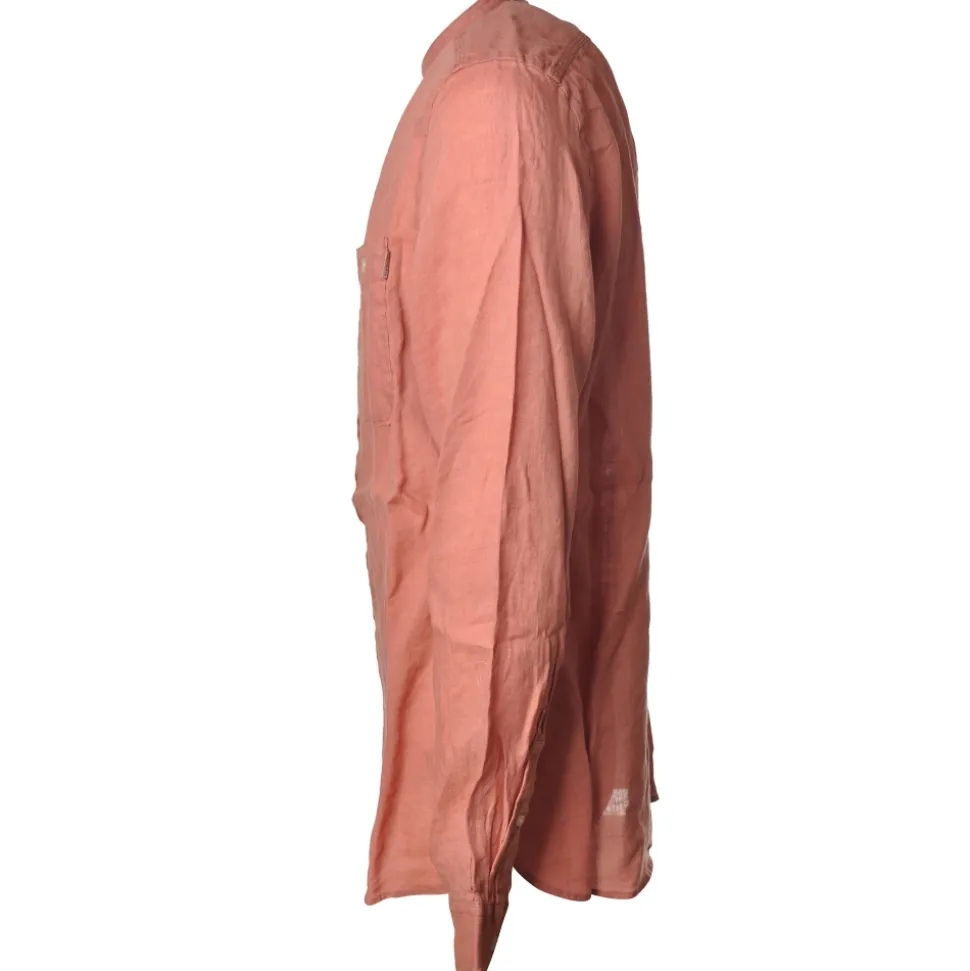 Woolrich - Korean Collar Shirt - Salmon - Shirt - Luxury Exclusive Collection - Avvenice