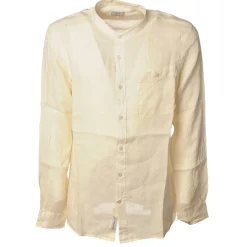 Woolrich - Korean Collar Shirt - Avory - Shirt - Luxury Exclusive Collection - Avvenice