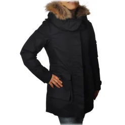 Woolrich - Long Parka with Internal Padding - Blue - Jacket - Luxury Exclusive Collection - Avvenice