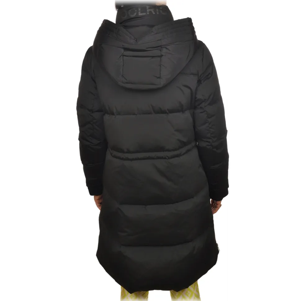 Woolrich - Long Quilted Hooded Down Jacket - Black - Jacket - Luxury Exclusive Collection - Avvenice