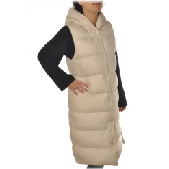 Woolrich - Long Vest Model Down Jacket - Cream - Jacket - Luxury Exclusive Collection - Avvenice