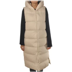 Woolrich - Long Vest Model Down Jacket - Cream - Jacket - Luxury Exclusive Collection - Avvenice