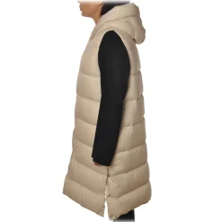 Woolrich - Long Vest Model Down Jacket - Cream - Jacket - Luxury Exclusive Collection - Avvenice