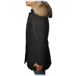 Woolrich - Luxury Arctic Parka With Racoon Fur - Black - Jacket - Luxury Exclusive Collection - Avvenice