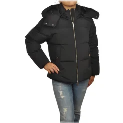 Woolrich - Parka Down Jacket with Removable Hood - Black - Jacket - Luxury Exclusive Collection - Avvenice