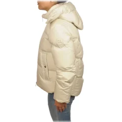 Woolrich - Parka Down Jacket with Removable Hood - Cream - Jacket - Luxury Exclusive Collection - Avvenice