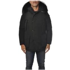 Woolrich - Parka Jacket with Hood and Fox Fur - Black - Jacket - Luxury Exclusive Collection - Avvenice