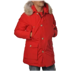 Woolrich - Parka With Detachable Fur - Red - Jacket - Luxury Exclusive Collection - Avvenice
