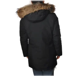 Woolrich - Parka With Detachable Fur - Blue - Jacket - Luxury Exclusive Collection - Avvenice
