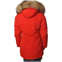 Woolrich - Parka With Detachable Fur - Red - Jacket - Luxury Exclusive Collection - Avvenice