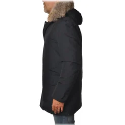 Woolrich - Parka With Detachable Fur - Blue - Jacket - Luxury Exclusive Collection - Avvenice