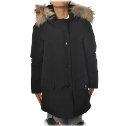 Woolrich - Parka With Detachable Fur - Black - Jacket - Luxury Exclusive Collection - Avvenice