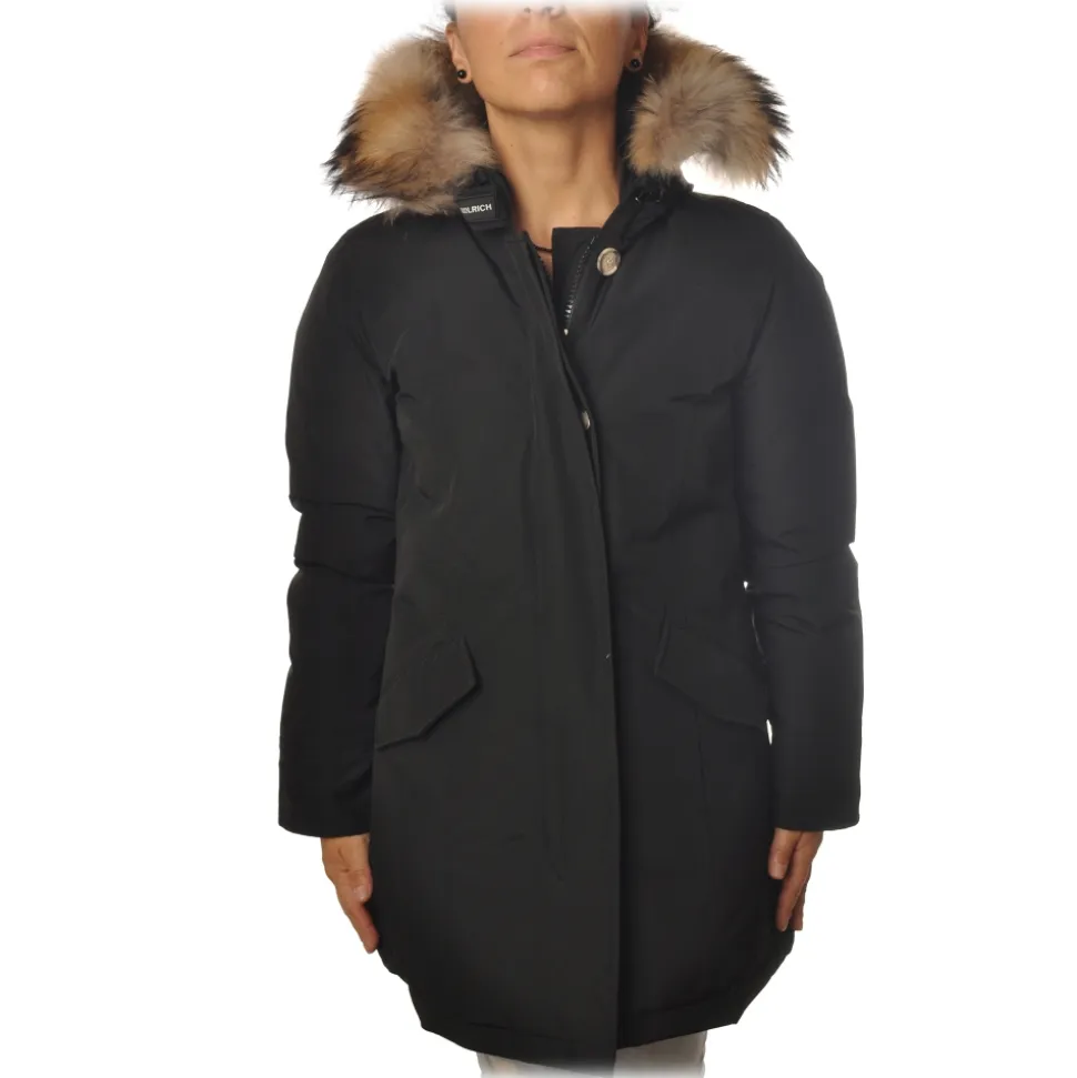Woolrich - Parka With Detachable Fur - Black - Jacket - Luxury Exclusive Collection - Avvenice