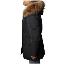 Woolrich - Parka With Detachable Fur - Blue - Jacket - Luxury Exclusive Collection - Avvenice