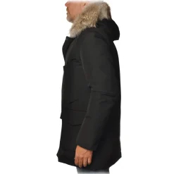Woolrich - Parka With Detachable Fur - Black - Jacket - Luxury Exclusive Collection - Avvenice