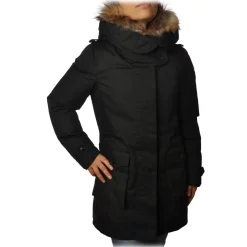 Woolrich - Parka with Fur-Trimmed Hood - Black - Jacket - Luxury Exclusive Collection - Avvenice
