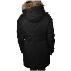 Woolrich - Parka with Fur-Trimmed Hood - Black - Jacket - Luxury Exclusive Collection - Avvenice