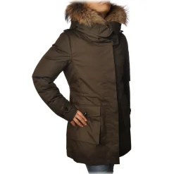 Woolrich - Parka with Fur-Trimmed Hood - Green - Jacket - Luxury Exclusive Collection - Avvenice