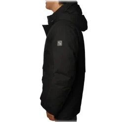 Woolrich - Parka with Hood and Technical Fabric - Black - Jacket - Luxury Exclusive Collection - Avvenice