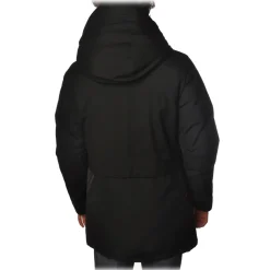 Woolrich - Parka with Hood and Technical Fabric - Black - Jacket - Luxury Exclusive Collection - Avvenice