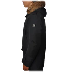 Woolrich - Polar Parka with Hood and Removable Fur - Blue - Jacket - Luxury Exclusive Collection - Avvenice