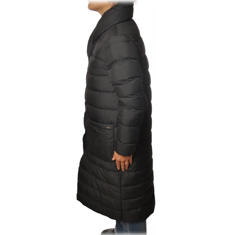 Woolrich - Quilted Long Model Down Jacket - Black - Jacket - Luxury Exclusive Collection - Avvenice