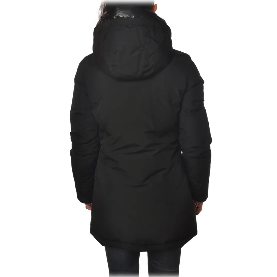 Woolrich - Shiny Double Hooded Down Jacket - Black - Jacket - Luxury Exclusive Collection - Avvenice