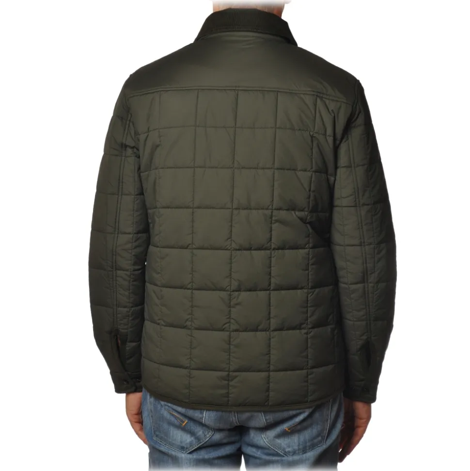 Woolrich - Shirt-Cut Jacket in Square Quilting - Green - Jacket - Luxury Exclusive Collection - Avvenice