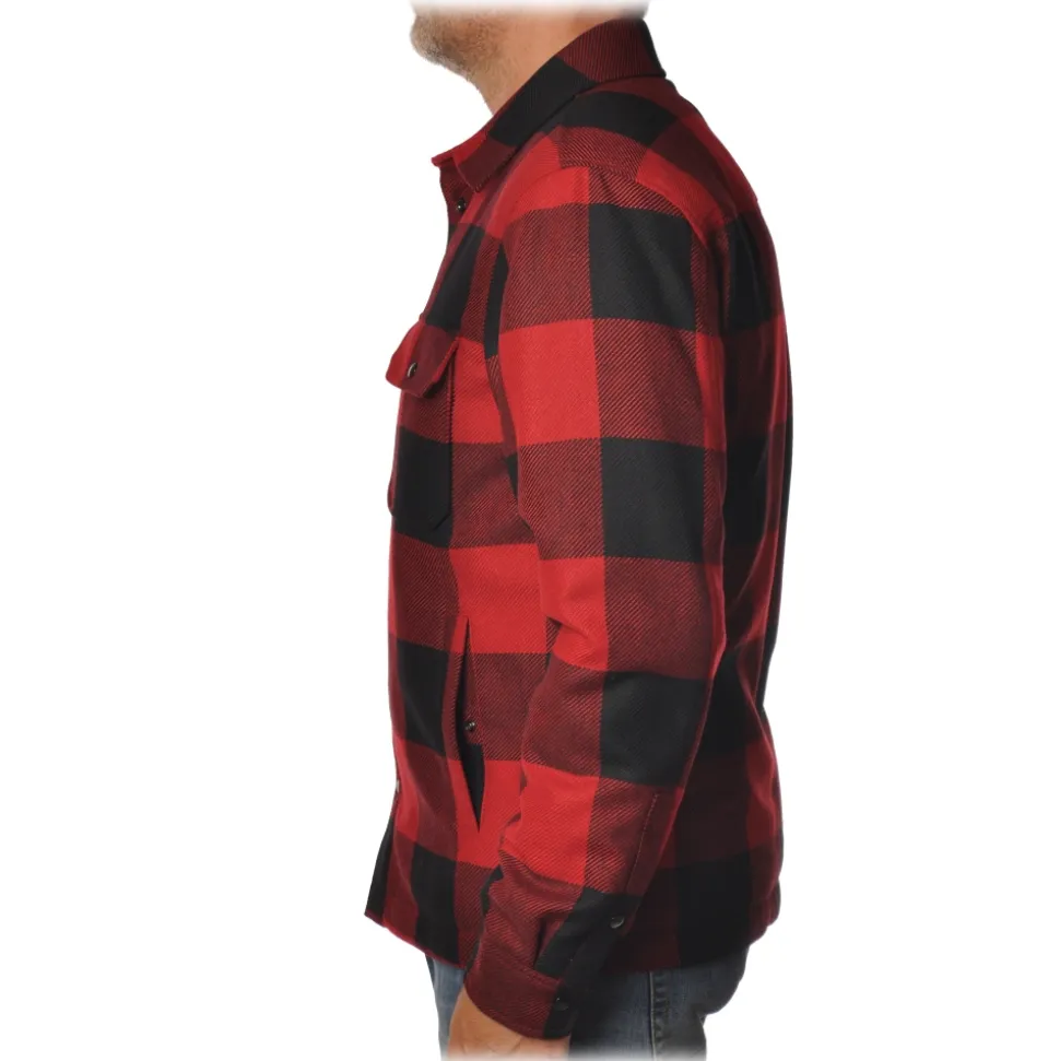 Woolrich - Shirt-Style Jacket in Check Pattern - Black/Red - Jacket - Luxury Exclusive Collection - Avvenice