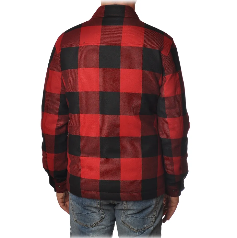 Woolrich - Shirt-Style Jacket in Check Pattern - Black/Red - Jacket - Luxury Exclusive Collection - Avvenice