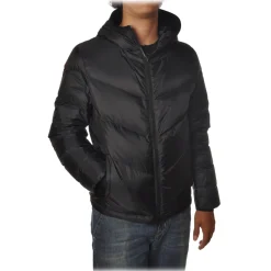 Woolrich - Short Down Jacket in Quilted Effect - Black - Jacket - Luxury Exclusive Collection - Avvenice