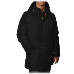 Woolrich - Teton Parka with Hood - Black - Jacket - Luxury Exclusive Collection - Avvenice
