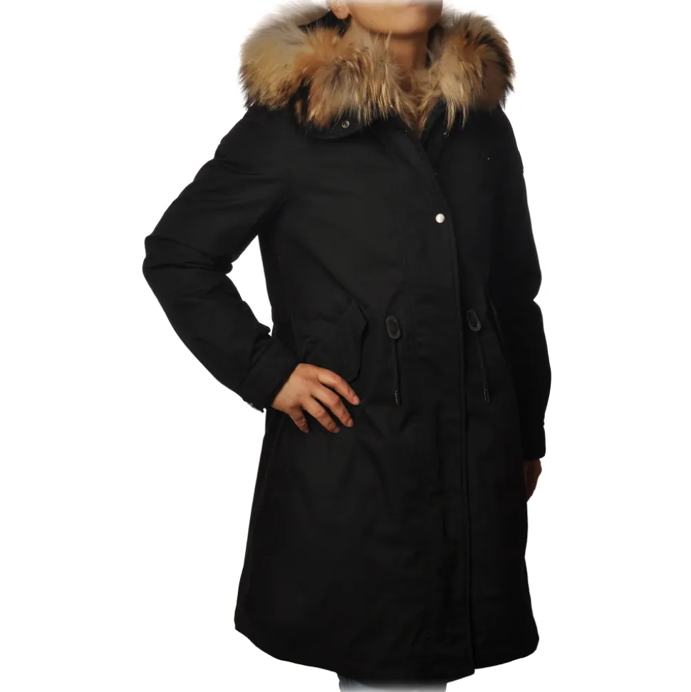 Woolrich - Woolrich Cascade Long Jacket - Black - Jacket - Luxury Exclusive Collection - Avvenice