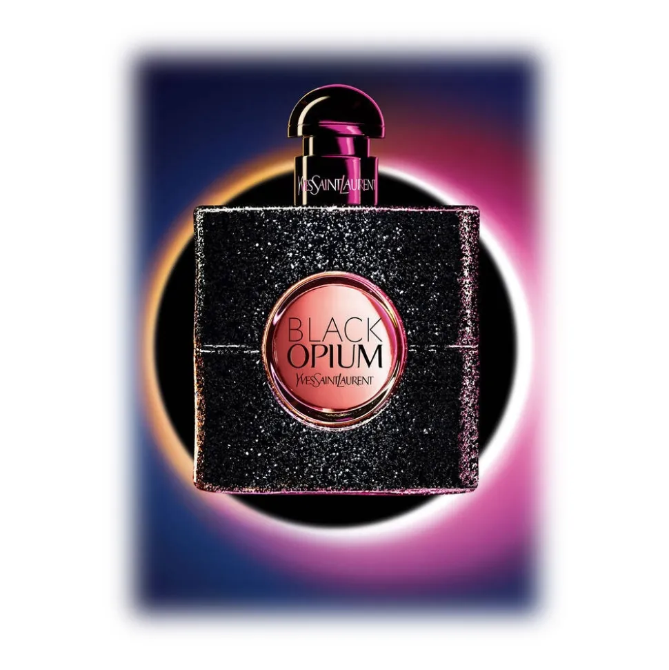 Yves Saint Laurent - Black Opium Eau De Parfum - An Addictive Black Coffee, White Florals and Vanilla - Luxury - 10 ml - Avvenice