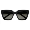 Yves Saint Laurent - Bold SL1 Sunglasses with Square Thick Frames and Nylon Lenses - Black - Saint Laurent Eyewear - Avvenice