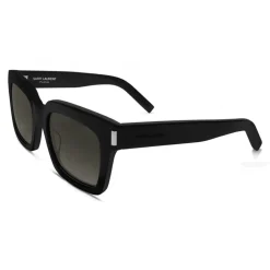 Yves Saint Laurent - Bold SL1 Sunglasses with Square Thick Frames and Nylon Lenses - Black - Saint Laurent Eyewear - Avvenice