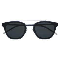 Yves Saint Laurent - Classic SL 28 Metal Sunglasses with Rounded Square Frame - Blue - Saint Laurent Eyewear - Avvenice