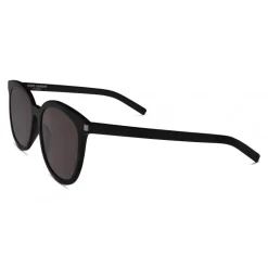 Yves Saint Laurent - Classic SL 284/F Sunglasses with Rounded Frame and Nylon Lenses - Black - Saint Laurent Eyewear - Avvenice