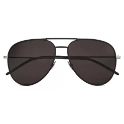 Yves Saint Laurent - Classic SL 11 Aviator Sunglasses with Double Metal Bridge and Nylon Lenses - Black - Saint Laurent Eyewear - Avvenice
