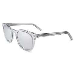 Yves Saint Laurent - Classic SL 28 Sunglasses with Rounded Square Frame - Transparent - Saint Laurent Eyewear - Avvenice