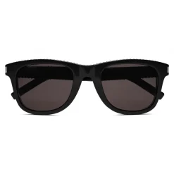 Yves Saint Laurent - Classic SL 51 Studs Square Wellington Frame Sunglasses - Black - Saint Laurent Eyewear - Avvenice