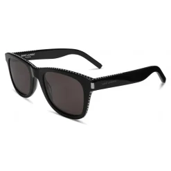 Yves Saint Laurent - Classic SL 51 Studs Square Wellington Frame Sunglasses - Black - Saint Laurent Eyewear - Avvenice