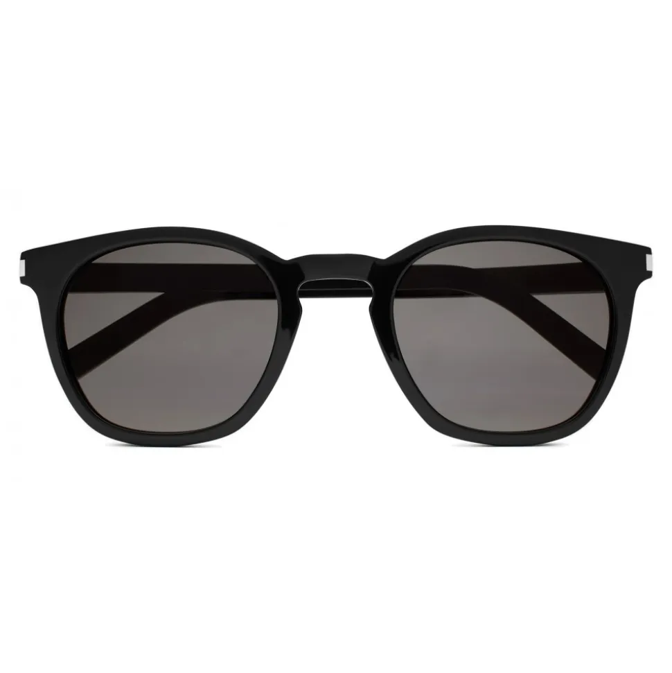 Yves Saint Laurent - Classic SL 28 Sunglasses with Rounded Square Frame - Used Black - Saint Laurent Eyewear - Avvenice