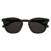 Yves Saint Laurent - Classic SL 28 Sunglasses with Rounded Square Frame - Black - Saint Laurent Eyewear - Avvenice