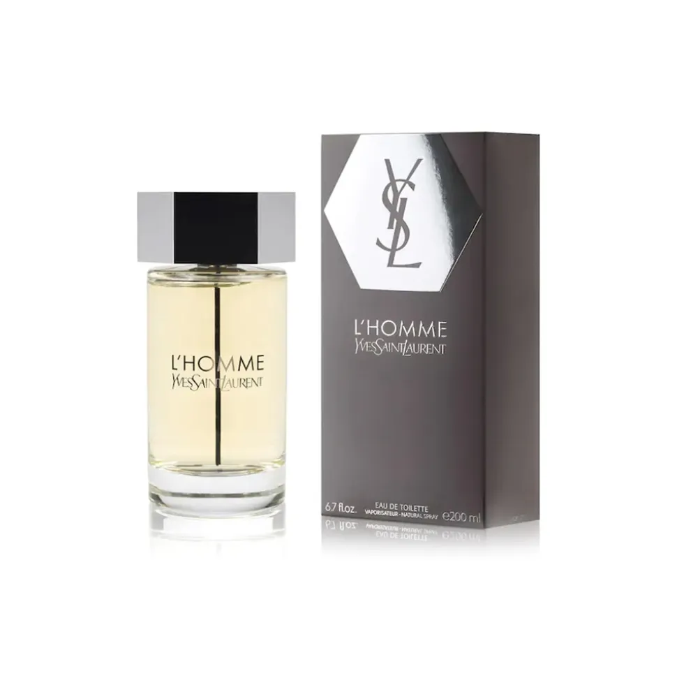 Yves Saint Laurent - L’Homme Eau De Toilette Spray - Woody Elegance, Masculine Notes and an Ambery Signature - Luxury - 200 ml - Avvenice