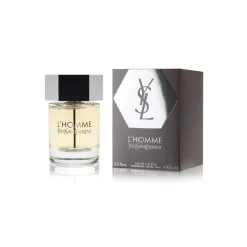 Yves Saint Laurent - L’Homme Eau De Toilette Spray - Woody Elegance, Masculine Notes and an Ambery Signature - Luxury - 100 ml - Avvenice