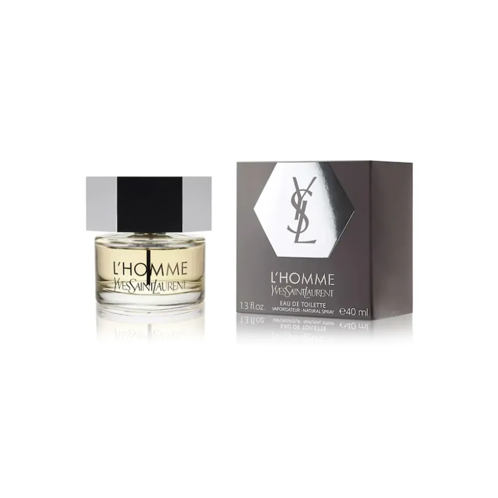 Yves Saint Laurent - L’Homme Eau De Toilette Spray - Woody Elegance, Masculine Notes and an Ambery Signature - Luxury - 40 ml - Avvenice