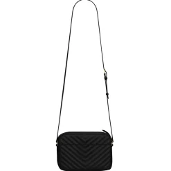 Yves Saint Laurent - Lou Camera Bag in Quilted Leather - Black - Saint Laurent Exclusive Collection - Avvenice
